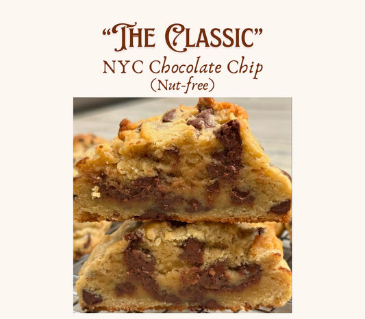 “The Classic” Chocolate Chip (Nut-free) NYC Cookie