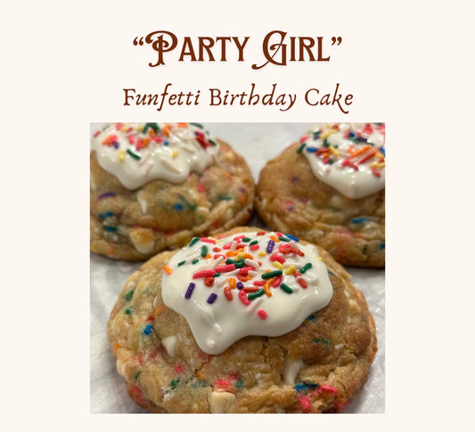 “Party Girl” Funfetti Birthday Cake NYC Cookie